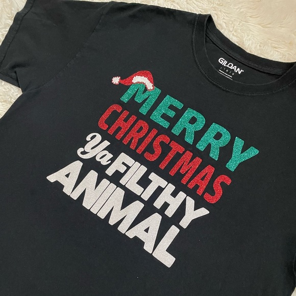 Merry Christmas ya filthy animal Home alone graphic tee - Picture 11 of 15